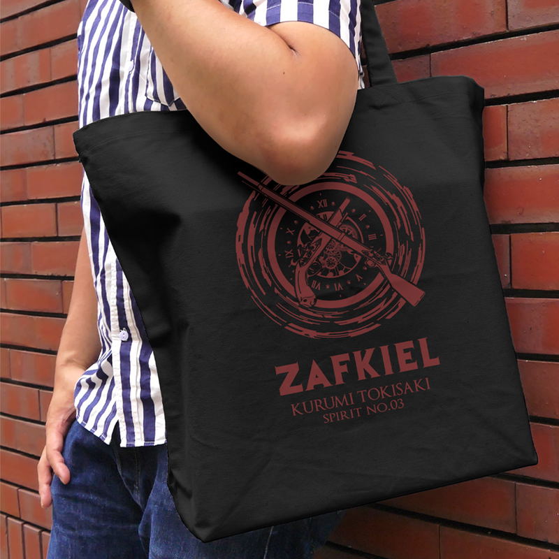 Date A Live IV - Kurumi Tokisaki Zafkiel Ver.2.0 Large Tote Bag Black image 2