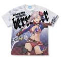 Fate/Grand Order Berserker/Miyamoto Musashi Full Graphic T-shirt (White | Size S) thumbnail 1