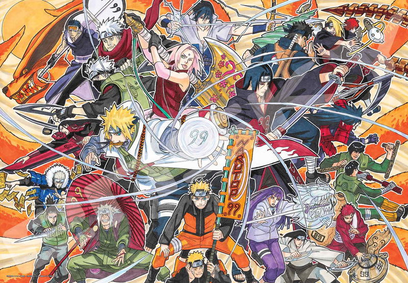 Naruto Jigsaw Puzzle 1000 Piece 1000T-502 Naruto Narutop99 image 1