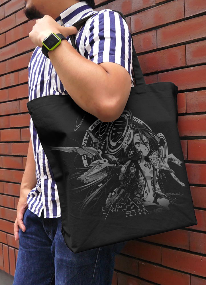 No Game No Life Shuvi Large Tote Bag Black image 2