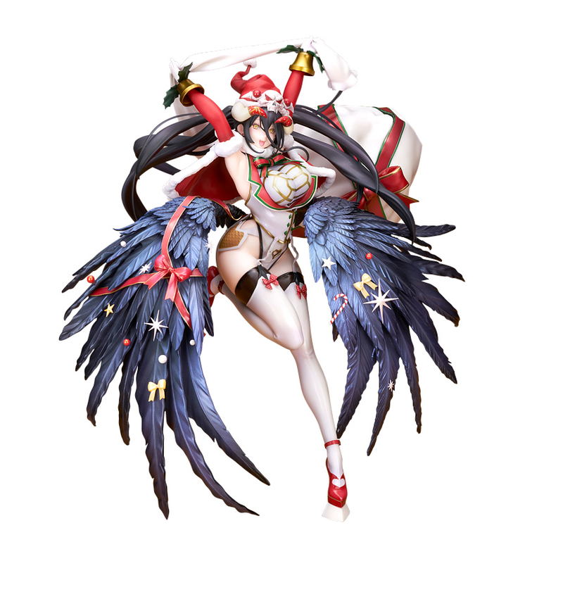 Overlord 1/8 Scale Pre-Painted Figure: Albedo Pure White Santa Ver. image 1