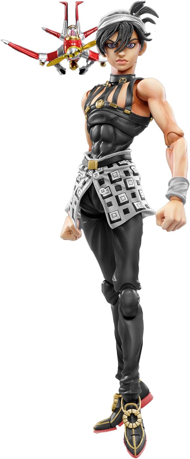 Super Action Statue JoJo's Bizarre Adventure Part V: Narancia Ghirga & Aerosmith Ver. Black image 1
