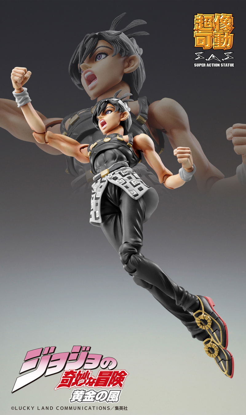 Super Action Statue JoJo's Bizarre Adventure Part V: Narancia Ghirga & Aerosmith Ver. Black image 5