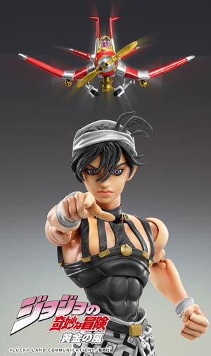 Super Action Statue JoJo's Bizarre Adventure Part V: Narancia Ghirga & Aerosmith Ver. Black_