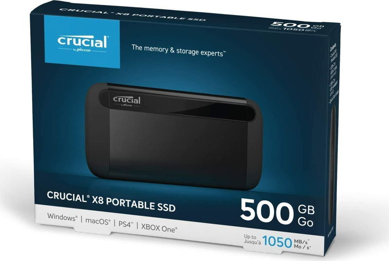 Crucial X8 Portable SSD (1TB) image 2