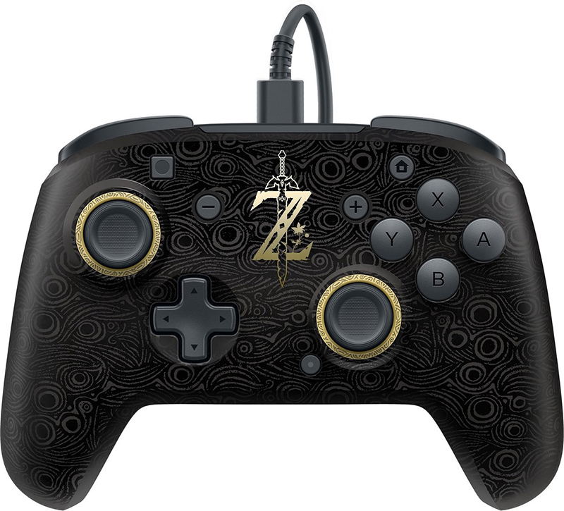 PDP Faceoff Deluxe Wired Pro Controller for Nintendo Switch (Zelda