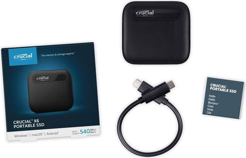Crucial X6 Portable SSD (500 GB) image 4
