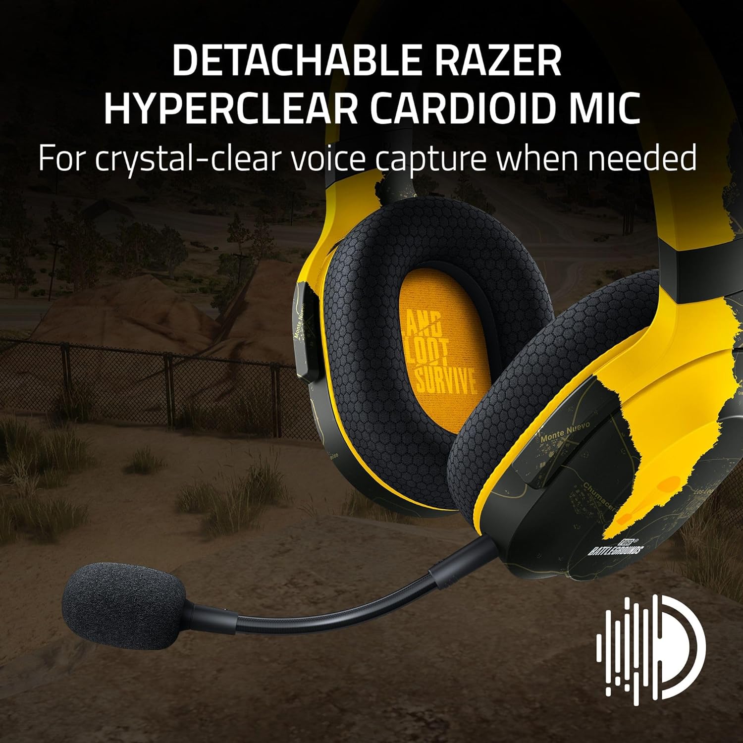 Razer Barracuda X Wireless Gaming Headset (PUBG: Battlegrounds