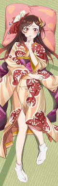 Rent-A-Girlfriend Season 3 - Mizuhara Chizuru Kimono & Maid Costume Ver. Original Illustration Dakimakura Cover thumbnail 2