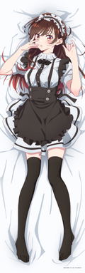 Rent-A-Girlfriend Season 3 - Mizuhara Chizuru Kimono & Maid Costume Ver. Original Illustration Dakimakura Cover thumbnail 3