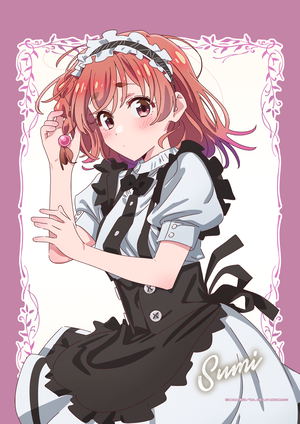 Rent-A-Girlfriend Season 3 Original Illustration B2 Tapestry Maid Costume Ver. Sakurasawa Sumi_