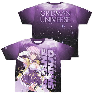 Gridman Universe - Newly Drawn Akane Shinjo (New Order) Double-sided Full Graphic T-shirt (Size S)_