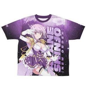 Gridman Universe - Newly Drawn Akane Shinjo (New Order) Double-sided Full Graphic T-shirt (Size S)_