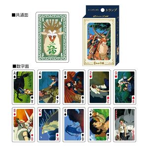 Princess Mononoke Scene-Filled Playing Cards