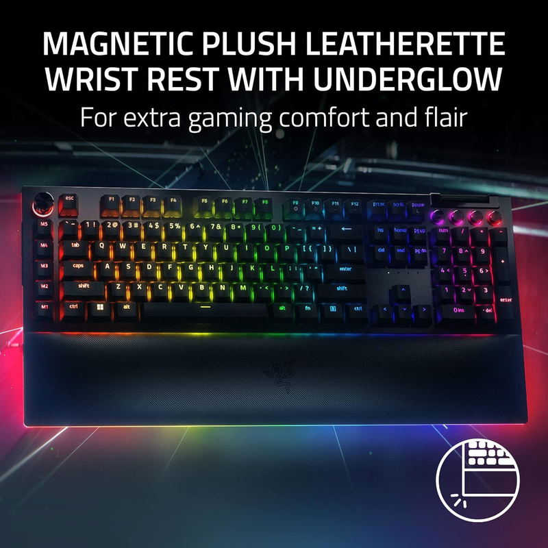 Razer BlackWidow V4 Pro Gaming Keyboard (Yellow Switch) image 2
