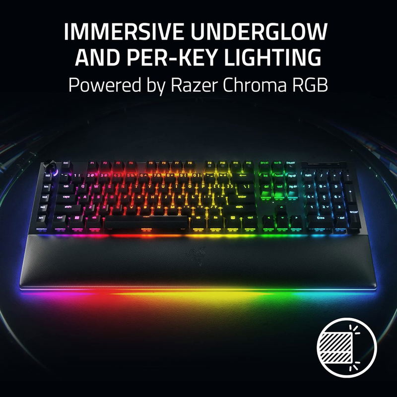 Razer BlackWidow V4 Pro Gaming Keyboard (Yellow Switch) image 4