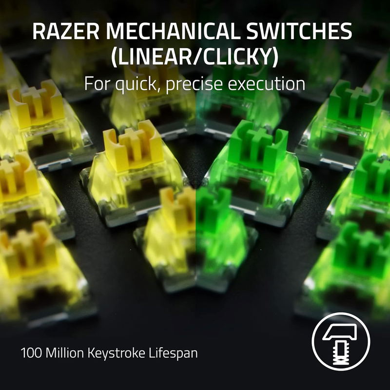 Razer BlackWidow V4 Pro Gaming Keyboard (Yellow Switch) image 5