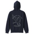 Sasaki And Peeps - Pii-chan Zippered Hoodie (Navy | Size L) thumbnail 1