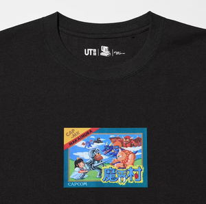 UT Capcom 40th Makaimura Graphic T-Shirt (Black | Size XL)_