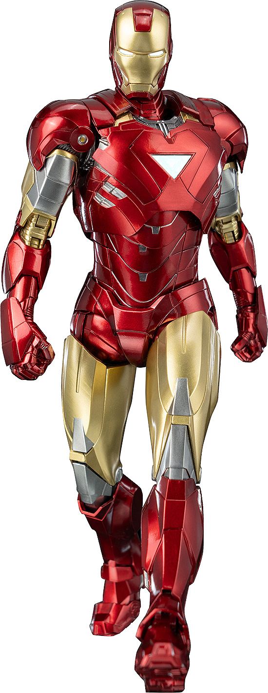 Marvel Studios The Infinity Saga 1/12 Scale Pre-Painted Action Figure: DLX Iron Man Mark 6 Threezero