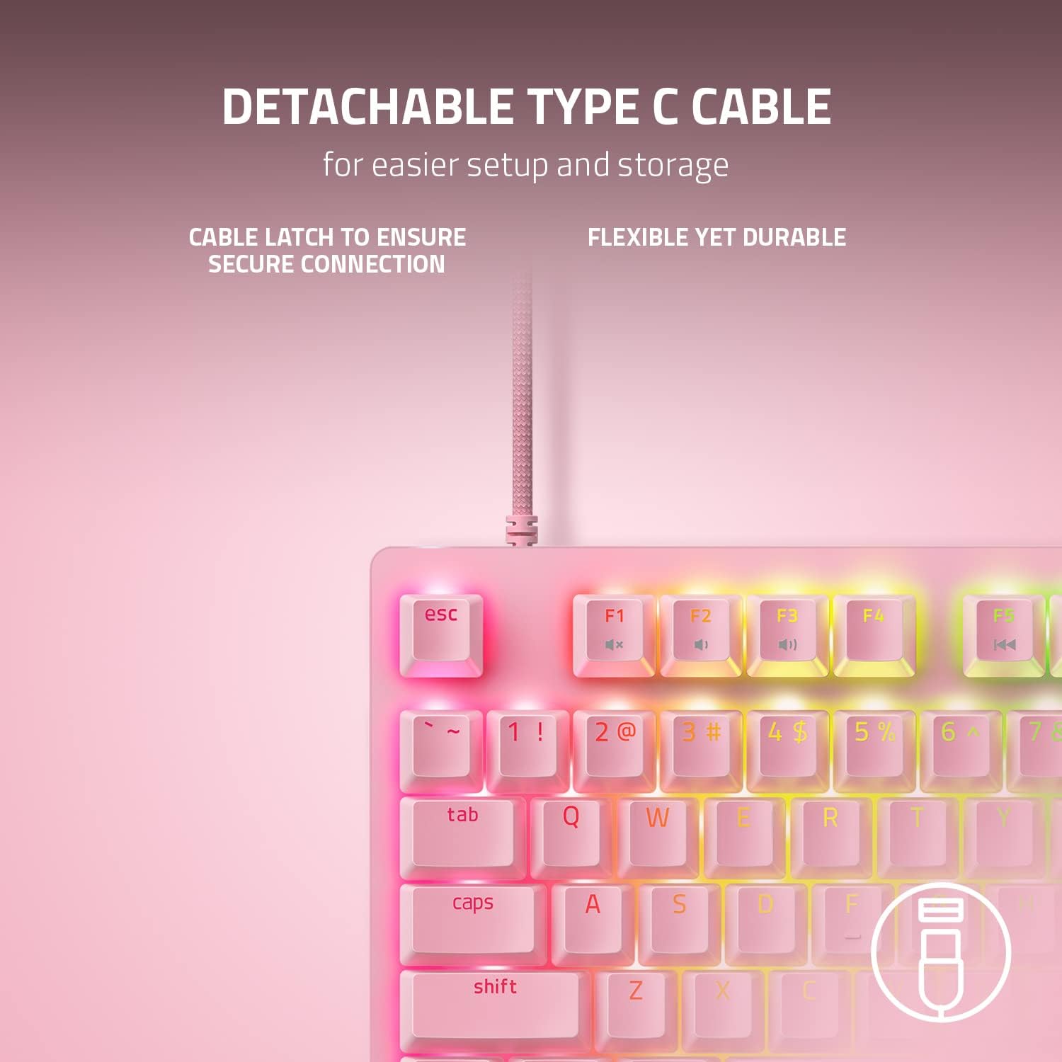 Razer Huntsman V2 Tenkeyless Gaming Keyboard (Linear Red Switch ...