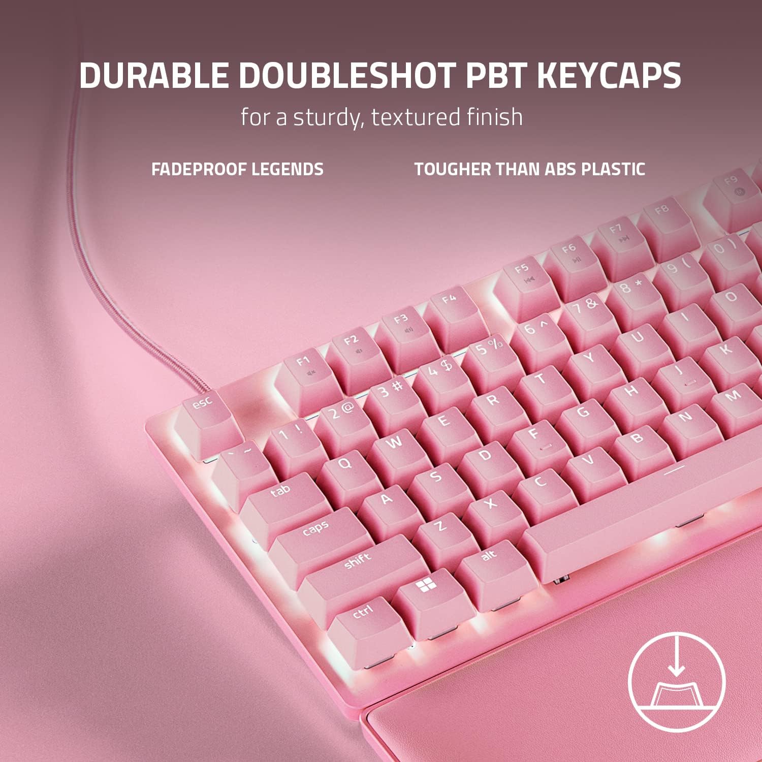 Razer Huntsman V2 Tenkeyless Gaming Keyboard [Linear Red Switch