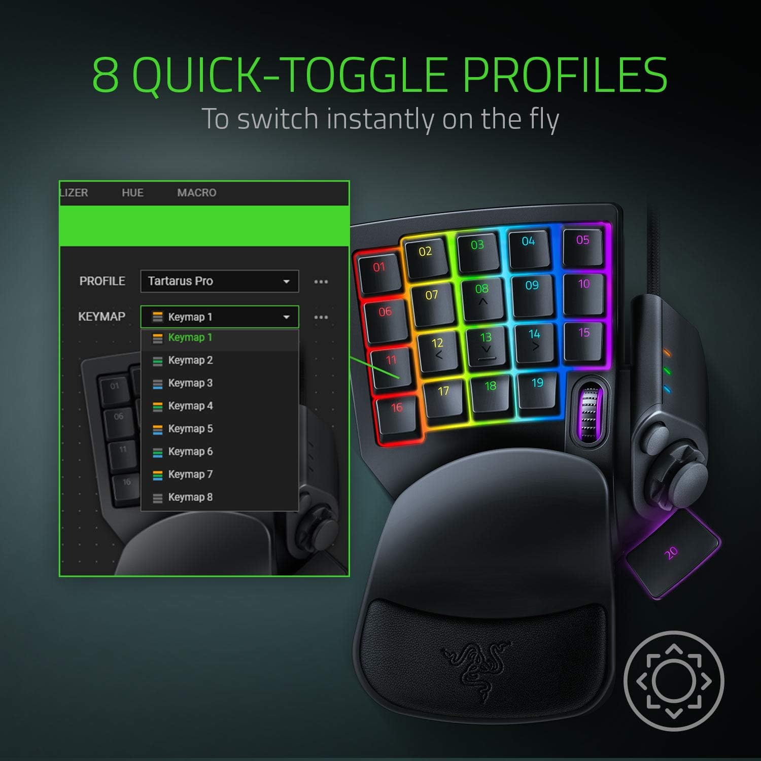 Razer Tartarus Pro for Laptop, Desktop