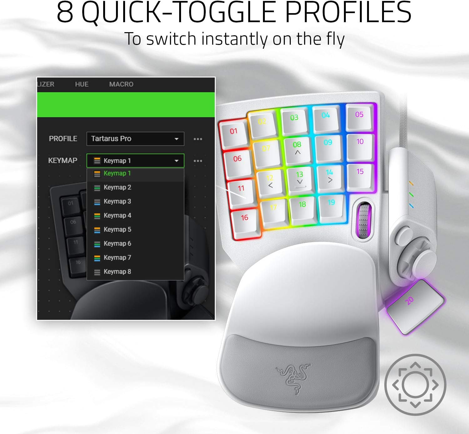 Razer Tartarus pro mercury white カテゴリー 【公式通販】