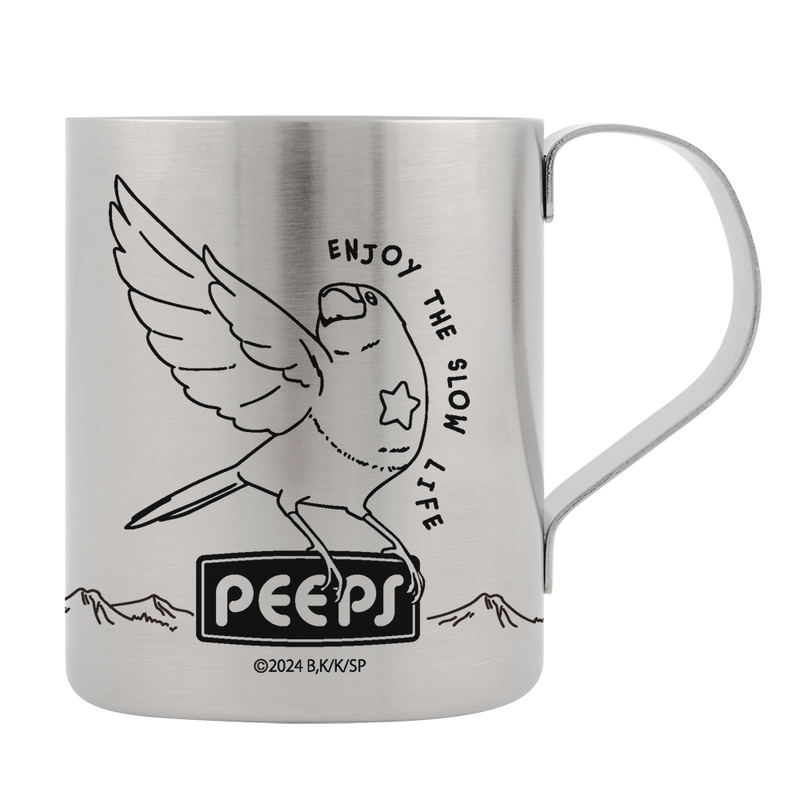 Sasaki And Peeps Pii-chan Double-Layer Stainless Steel Mug image 1