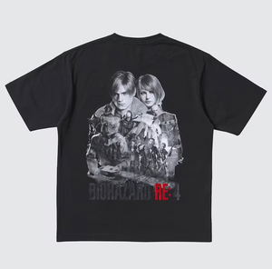 UT Capcom 40th Biohazard Re:4 Graphic T-Shirt (Black | Size M)_