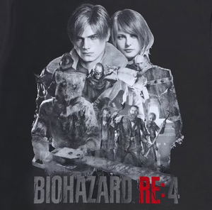 UT Capcom 40th Biohazard Re:4 Graphic T-Shirt (Black | Size M)_