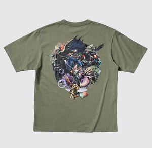 UT Capcom 40th Monster Hunter Graphic T-Shirt (Olive | Size M)_