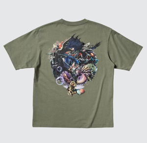 UT Capcom 40th Rockman Graphic T-Shirt (Blue | Size S)_
