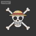 One Piece - Straw Hat Pirates Pirate Flag Paisley T-shirt (Sumi | Size M) thumbnail 4