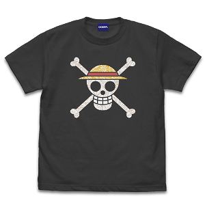One Piece - Straw Hat Pirates Pirate Flag Paisley T-shirt (Sumi | Size L)