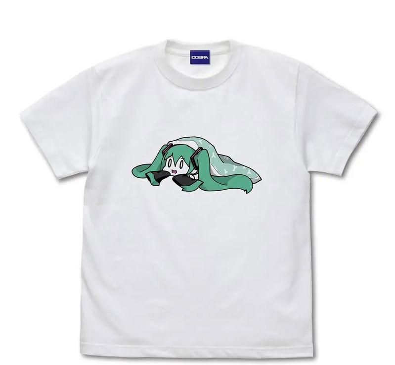 Hatsune Miku T-shirt Strawberry Tea Ver. (White | Size XL) image 1