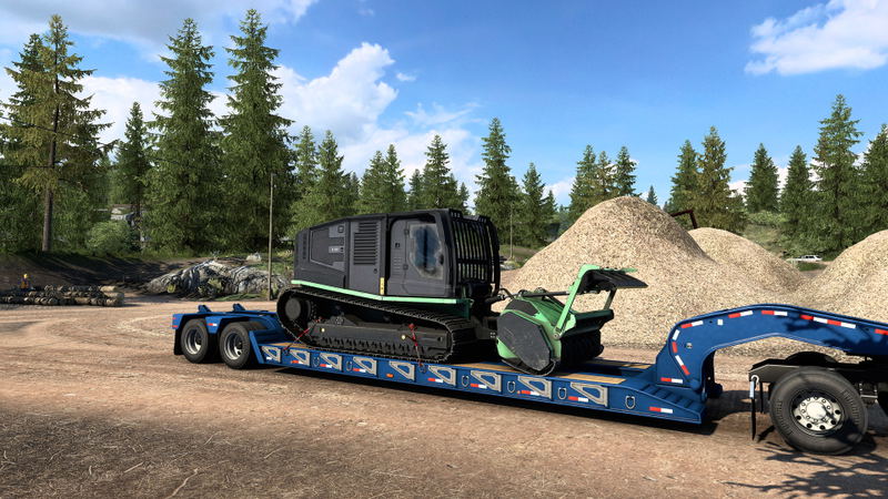 American Truck Simulator: Forest Machinery (DLC) <span class="ext" style="background-color: #B0000F; color: #FFFFFF;">DLC</span> <span class="ext" style="background-color: #2a475e; color: #FFFFFF;">STEAM</span> <span class="ext ext_digital">digital</span> image 8
