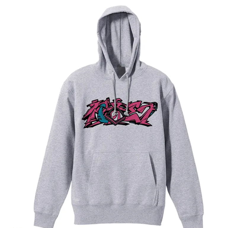 Hatsune Miku Pullover Hoodie Chest Ver. (Mix Gray | Size XXL) image 1