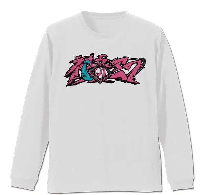 Hatsune Miku Ribbed Long Sleeve T-shirt Chest Ver. (White | Size S) image 1