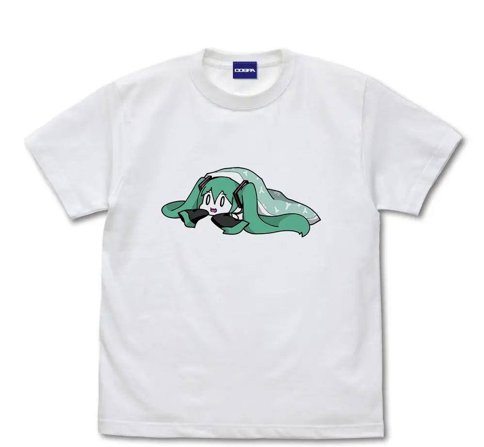 Hatsune Miku T-shirt Strawberry Tea Ver. (White | Size L 