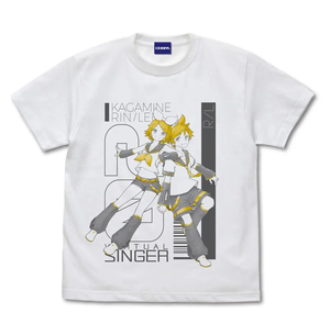 Kagamine Rin/Len T-shirt Esuke Ver. (White | Size S)_