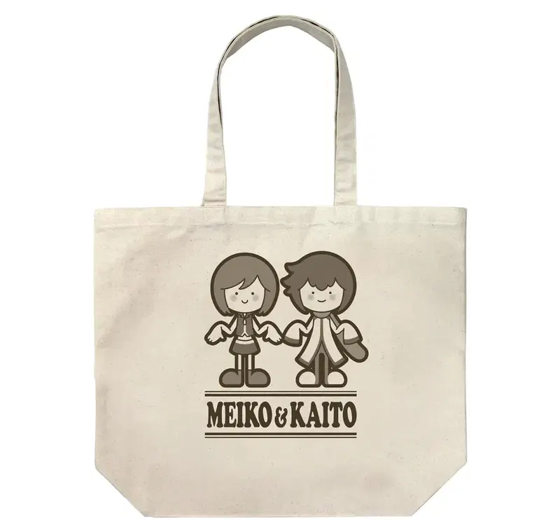 Meiko & Kaito Ver. Large Tote Bag Natural image 1
