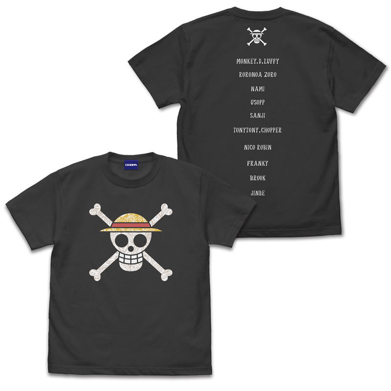 One Piece - Straw Hat Pirates Pirate Flag Paisley T-shirt (Sumi | Size XL) image 1