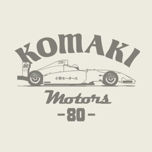 Overtake! Komaki Motors F4 Machine T-shirt (Vanilla White | Size L)_