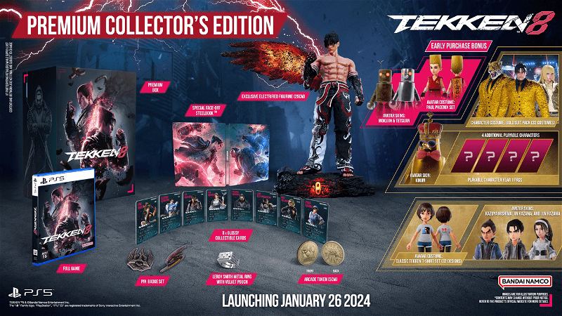 Tekken 8 [Premium Collector's Edition] (Multi-Language) for PlayStation 5 -  Bitcoin & Lightning accepted