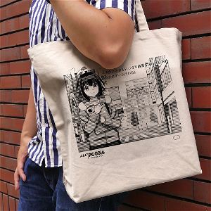 16bit Sensation Another Layer - Akisato Konoha Back Then Screen Style Large Tote Bag Natural