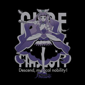 Hirogaru Sky! Precure - Cure Majesty T-shirt (Black | Size XL)_