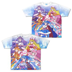 Hirogaru Sky! Precure - Expanding Sky! PreCure Double-sided Full Graphic T-shirt (Size M)_