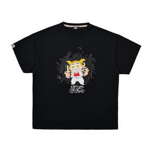 Pop Team Epic Series Popuko Fire T-shirt (Size S)_