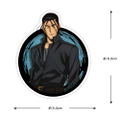 Rurouni Kenshin - Meiji Swordsman Romantic Story - Hajime Saito Mini Sticker thumbnail 2